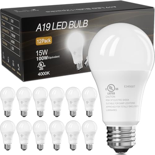 12 Pack LED Light Bulbs (12 Count)