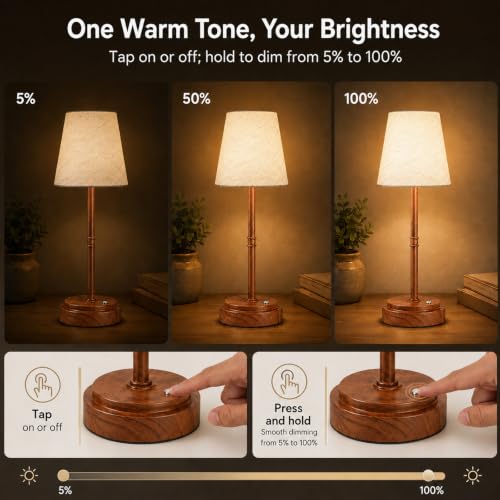 Rechargeable Cordless Table Lamp