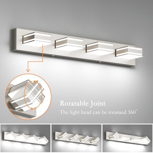 30inch Brushed Nickel Vanity Light for Bathroom 4