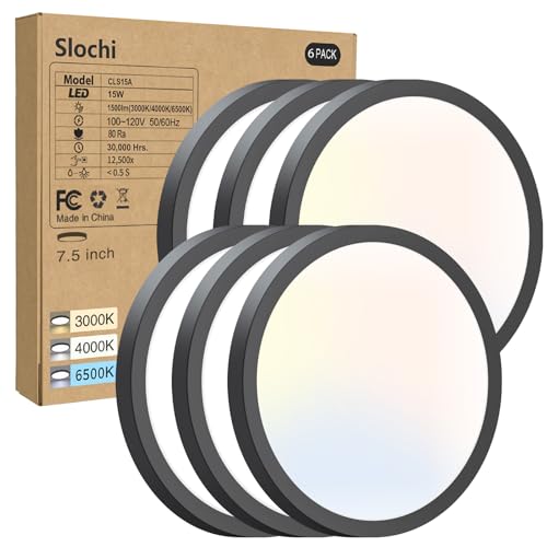 6 Pack Flush Mount Ceiling Light