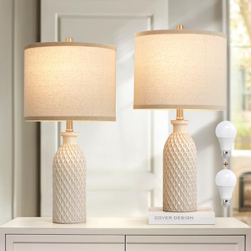 Modern Ceramic Table Lamp Set of 2 (2 Count)