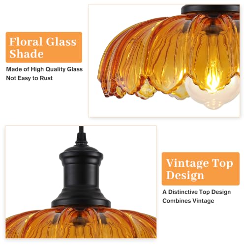 Orange Pendant Light