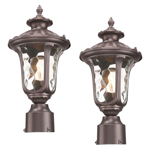 Outdoor Post Lights Fixtures Lamp Post Light (2 Count)