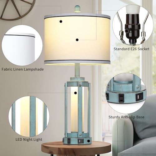 Farmhouse Lamps Set of 2 (2 Count)
