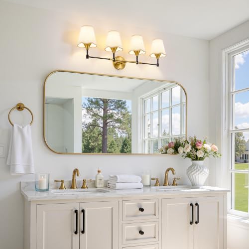 Black Gold Bathroom Vanity Light (Black Gold / 4 LIGHT)