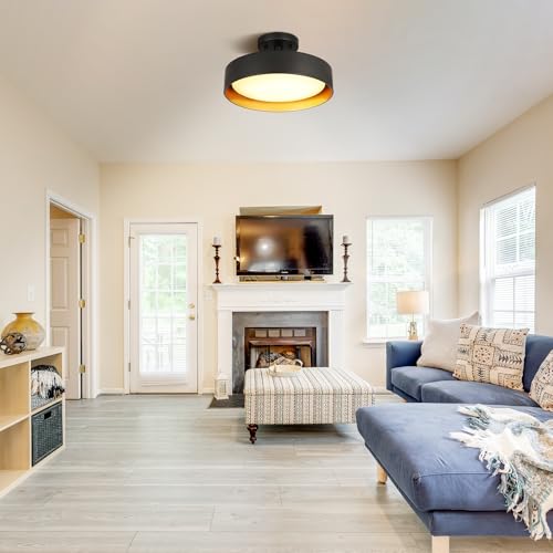 Semi Flush Mount LED Ceiling Light 3000K