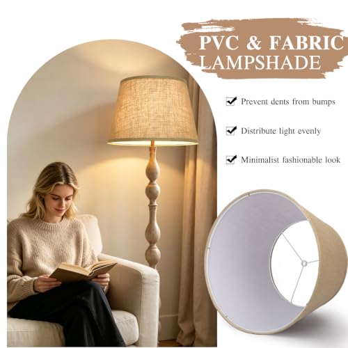 Large Drum Lamp Shades Set of 2