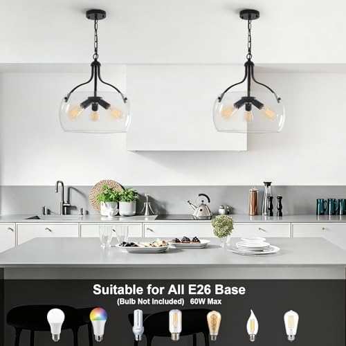 3 Lights Modern Pendant Lights Kitchen Island