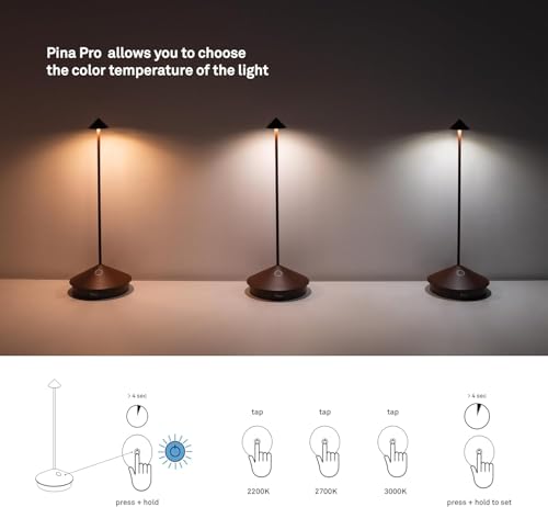 Pina Pro Rechargeable Cordless Lamp