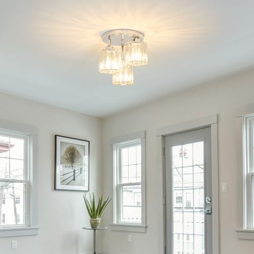 Crystal Ceiling Light Fixture