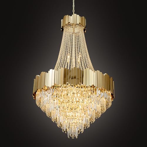Large Gold Luxury Crystal Chandeliers