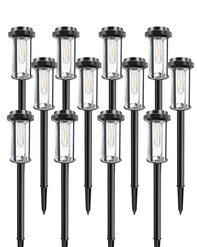 12 Pack Solar Lights Outdoor (12 Count)