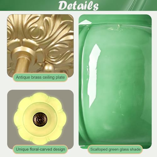 Vintage Milk Glass Ceiling Light