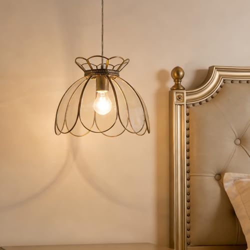 Brass Glass Ceiling Pendant Light