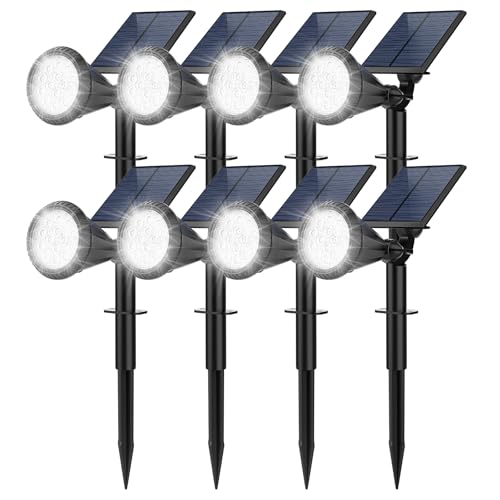 Solar Spot Lights Outdoor (8 Count)