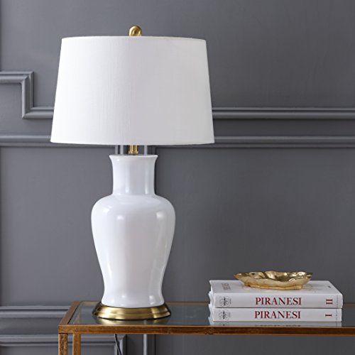 Julian Classic Ceramic Urn Metal LED Table Lamp 29"