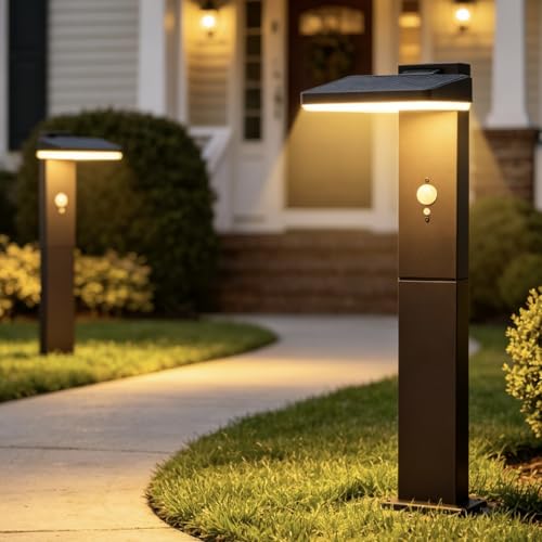 Solar Pathway Lights Outdoor Waterproof (2 Count)