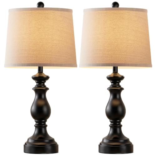 Traditional Table Lamp Set of 2 (2 Count)