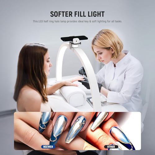 Basics 29" Half Moon Nail Light for Desk (72 Count)