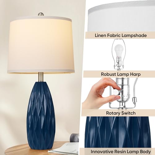 25'' Modern Table Lamp (2 Count)