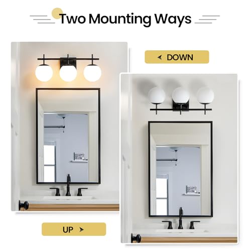 Black Bathroom Vanity Light