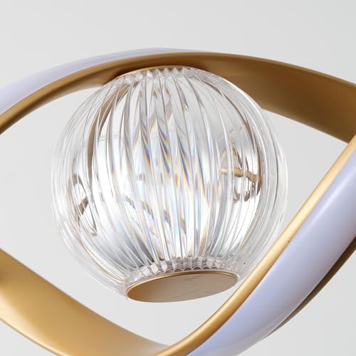 LED Modern Chandelier 39inch Dimmable Kitchen Island Pendant Lights