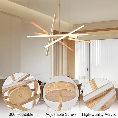 Modern Wood Grain LED 6