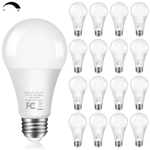 16 Pack Dimmable Light Bulbs (16 Count)