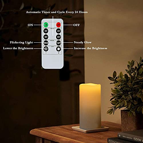 4" x 8" Waterproof Outdoor Flameless Candles (2 Count)
