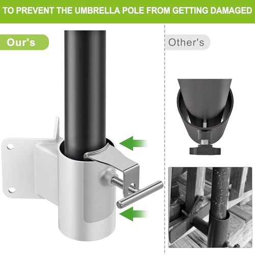 Deck Railing Umbrella Holder