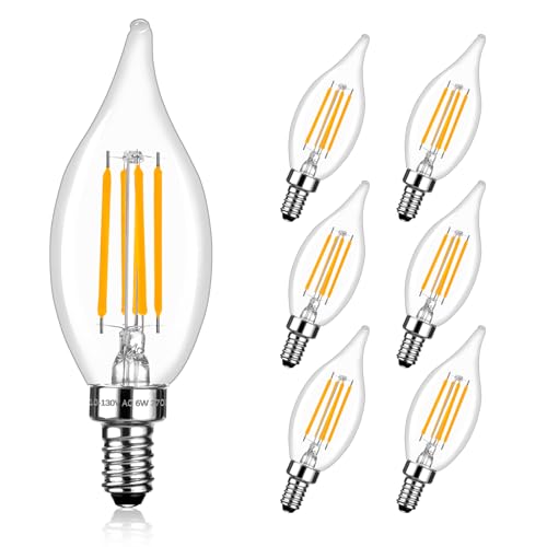 LED Candelabra Bulbs 60 Watt Equivalent (6 Count)