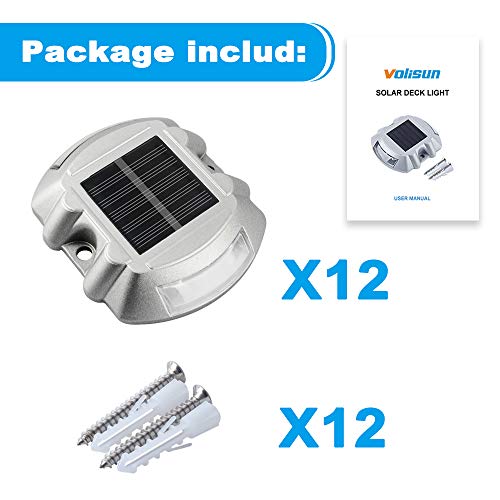 Solar Deck Driveway Dock Lights (8 Count)