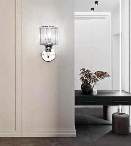 Hardwired Crystal Wall Sconces