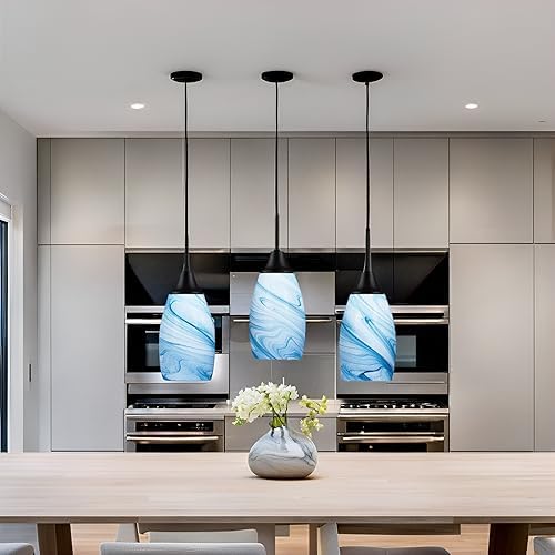 Mini Glass Pendant Light (3 Count)