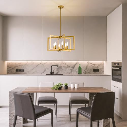Modern Gold Chandeliers for Dining Room