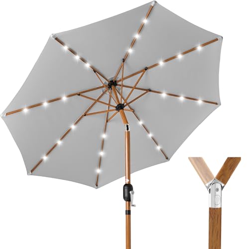 10ft Solar Market Patio Umbrella w
