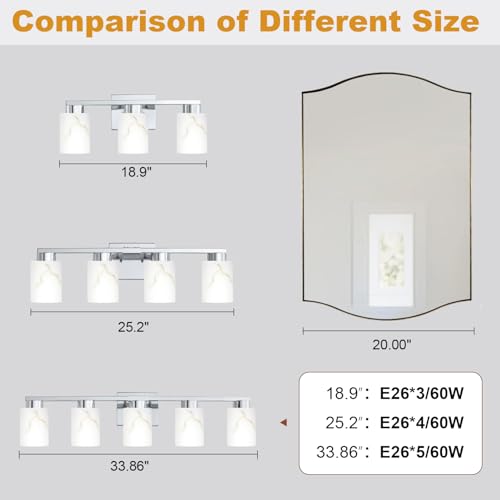 3 Light Bathroom Light Fixtures