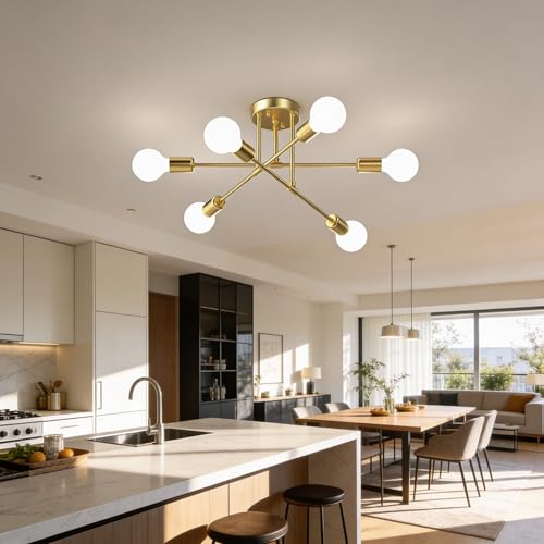 Modern Sputnik Chandelier Ceiling Light Fixtures