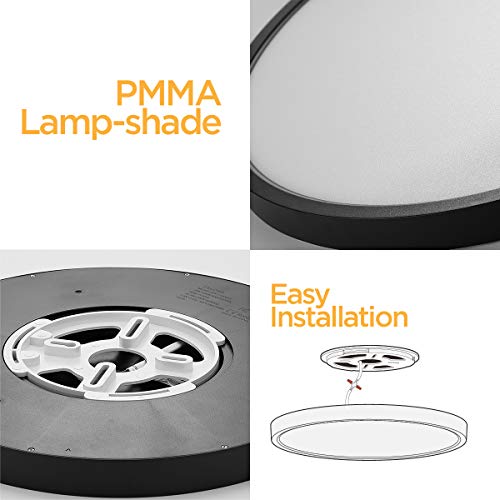 Surface Mount LED Ceiling Light 12 Inch (2 Count)