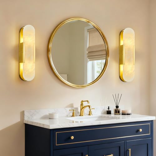Natural Alabaster Wall Sconces