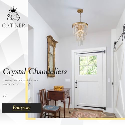 12" Modern Crystal Chandeliers