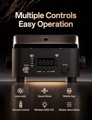 40W Wireless Rechargeable Stage Lights