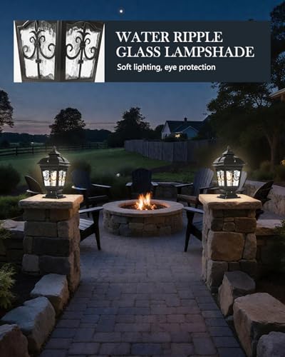2 Packs Outdoor Post Light (2 Count)