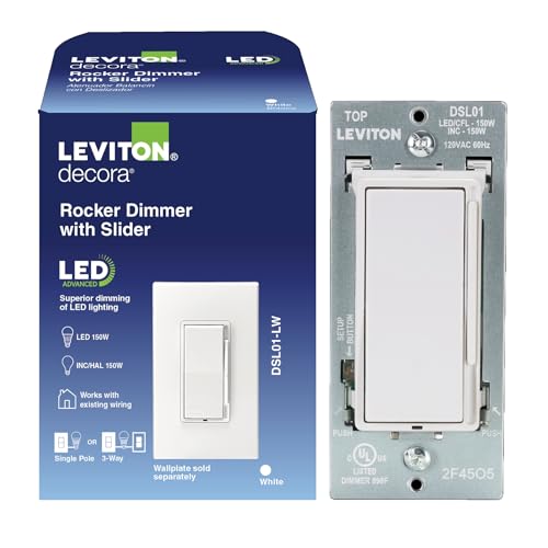 Decora Slide LED Advanced Dimmer Switch for 150W Dimmable LED