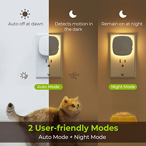 Plug in LED Backlit Night Light 4 Packs (4 Count)