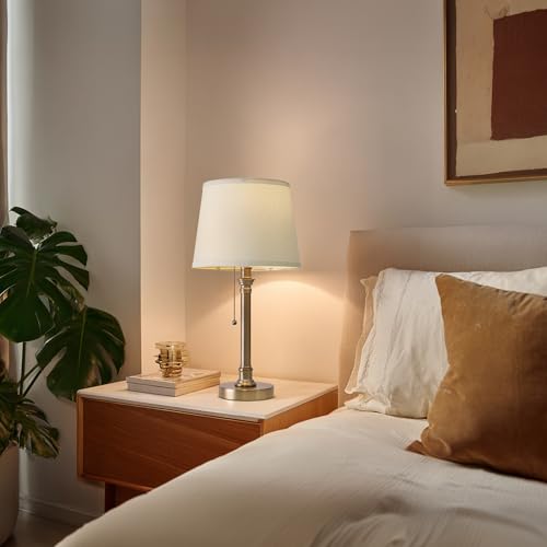 19.5" Warm Gold Small Table Lamps Set of 2 for Living Room Bedroom (2 Count)