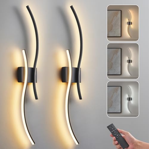 Battery Operated Wall Sconces Set of 2 (2 Count)