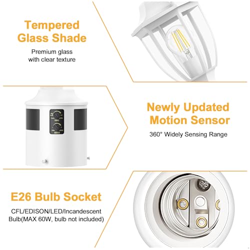 Motion Sensor Outdoor Post Lights