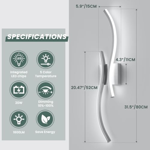Modern Wall Sconces Set of 2