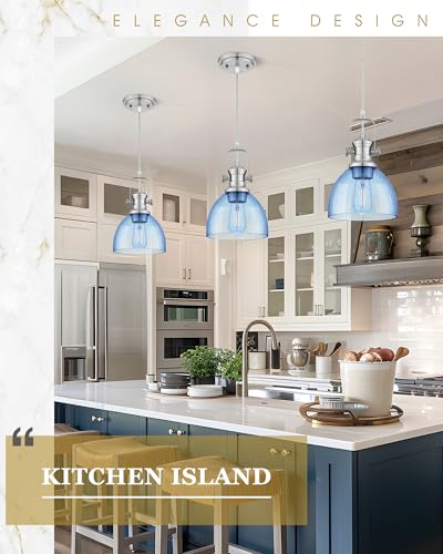 2 Pack 7.5" Brushed Nickel Pendant Lights (2 Count)
